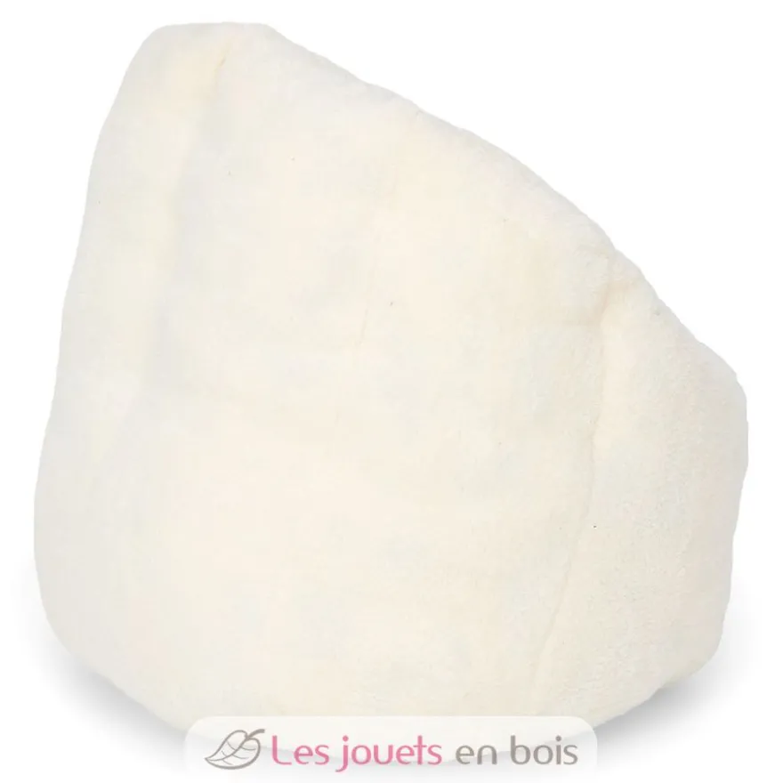Pouf bouclette blanc - Little Dutch