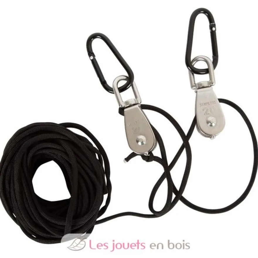 Poulie avec seau vert Small Foot Compagny