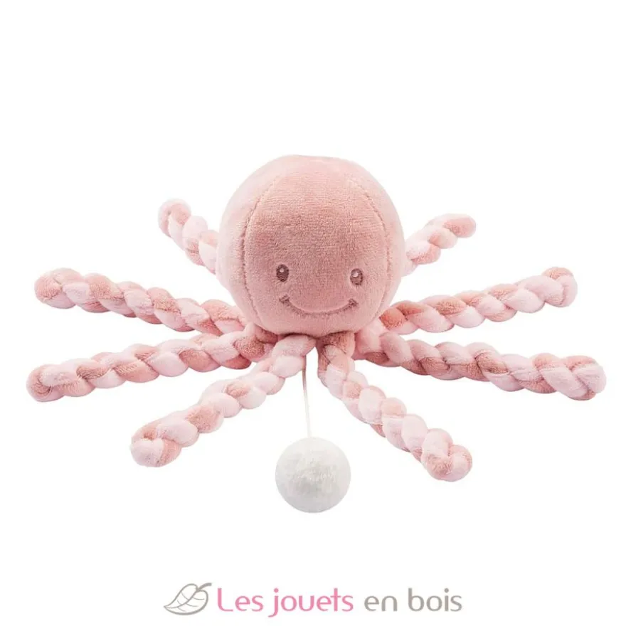 Poulpe Musical rose clair - Nattou