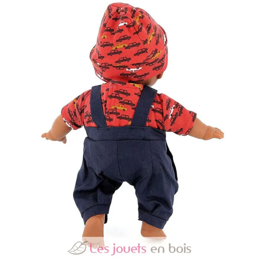 Poupée Petit Câlin métisse 28 cm César - Petitcollin