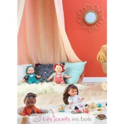 Poupée Petit Câlin métisse 28 cm Manèle - Petitcollin