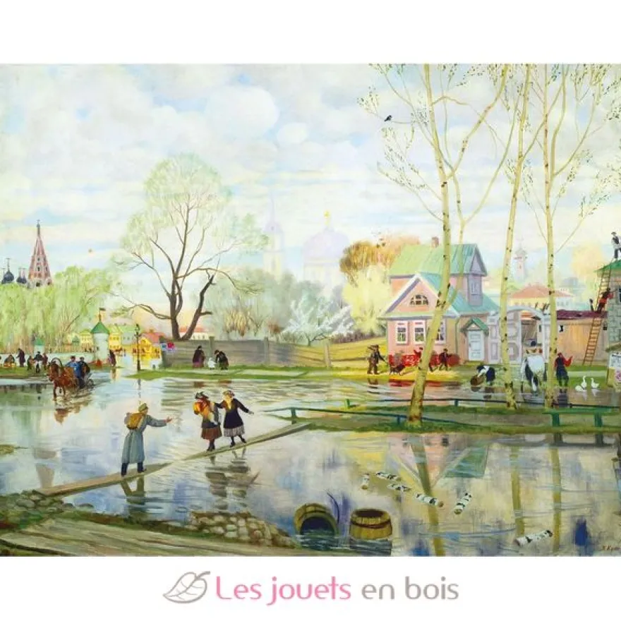 Printemps russe de Kustodiev - Puzzle Michèle Wilson