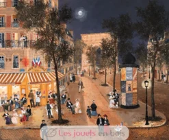 Proche de la place de l'Étoile Delacroix - Puzzle Michèle Wilson