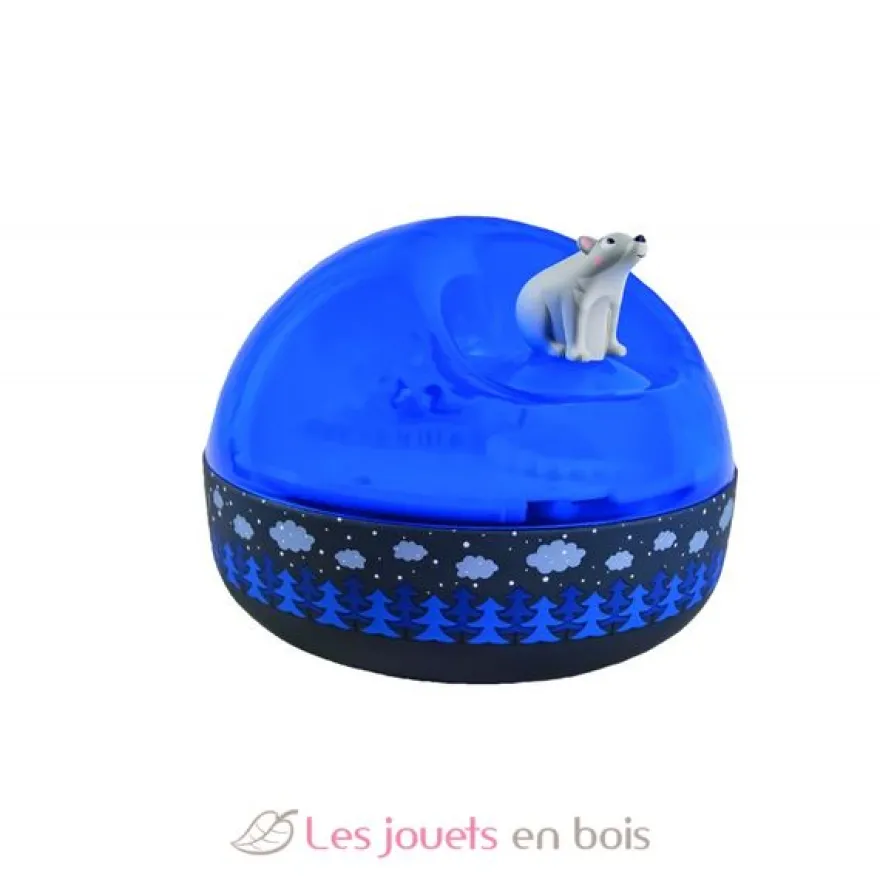Projecteur musical d'aurores boréales Ours - Trousselier