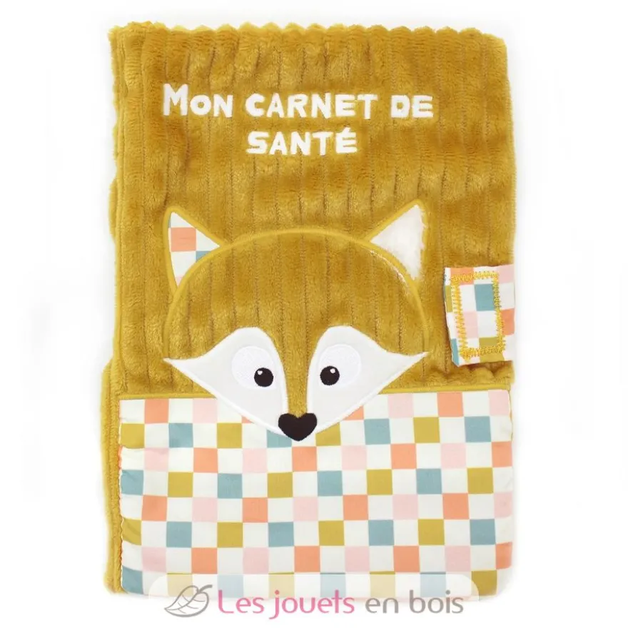 Protège carnet de santé Cyranos le renard jaune - Les Déglingos