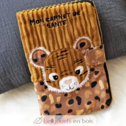 Protège carnet de santé Spéculos tigre marron Déglingos