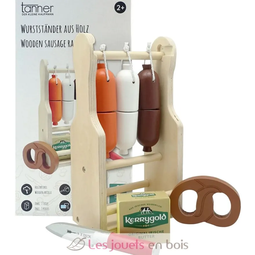 Présentoir à saucissons en bois - Tanner