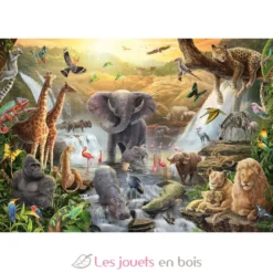 Puzzle Animaux en Afrique 60 pcs - Schmidt Spiele
