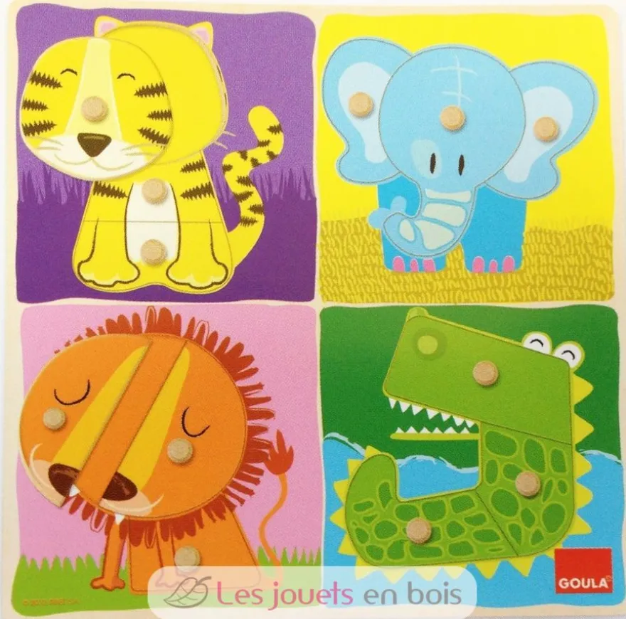 Puzzle animaux Jungle - Goula