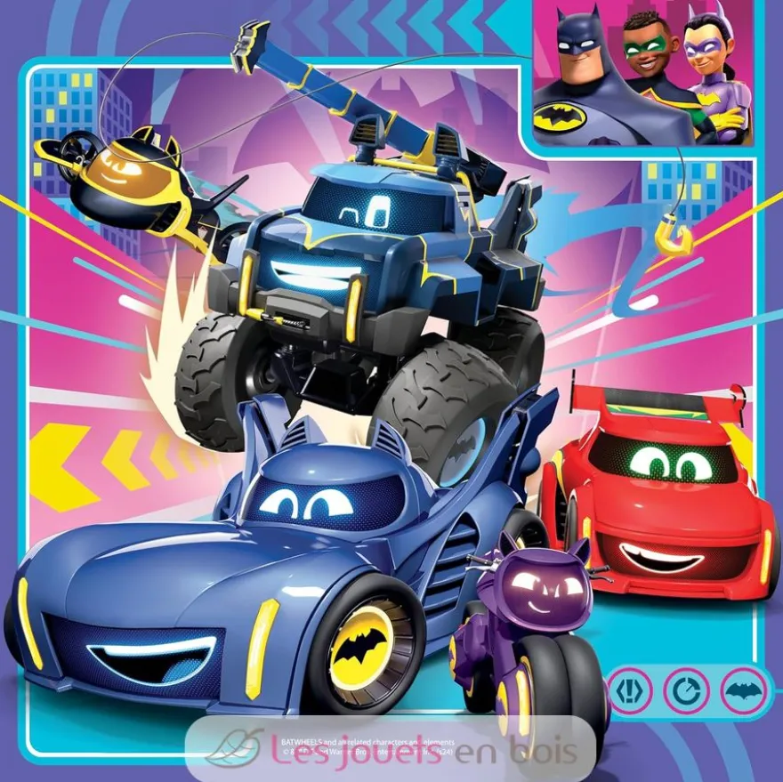 Puzzle Appel à tous les Batwheels 3x49 pcs - Ravensburger