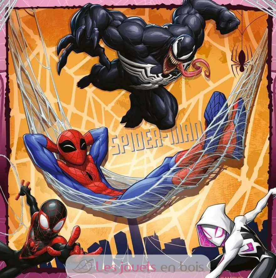Puzzle Attaque spéciale Spider-man 3x49 pcs - Ravensburger