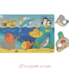 Puzzle avec images cachées - Animaux marins - Goki