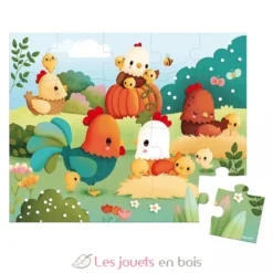 Puzzle Bienvenue à la Basse-cour 20 pcs - Janod