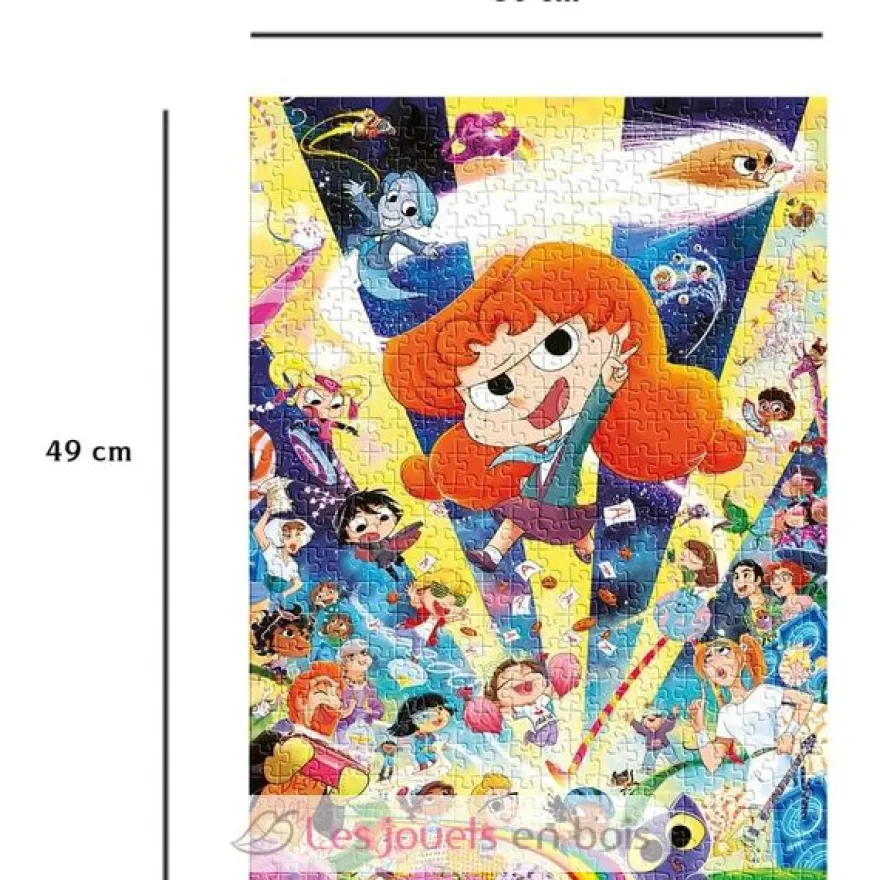 Puzzle Bizarres Mortelle Adèle 500 pièces - Nathan