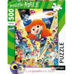 Puzzle Bizarres Mortelle Adèle 500 pièces - Nathan