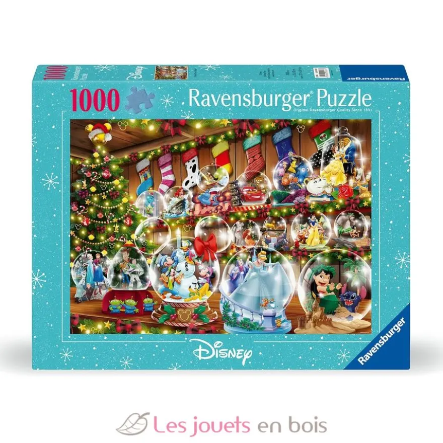 Puzzle Boules à neige Disney 1000 pcs - Ravensburger