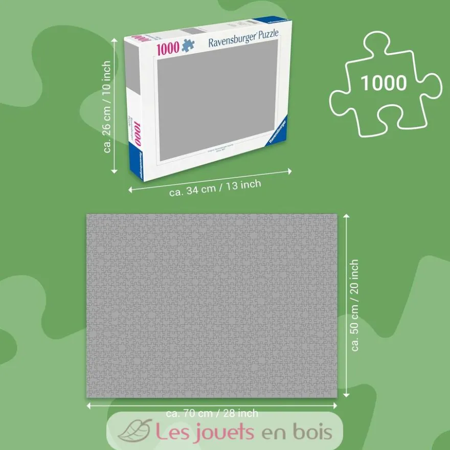 Puzzle Bureau d'artiste Pixar 1000 pcs - Ravensburger