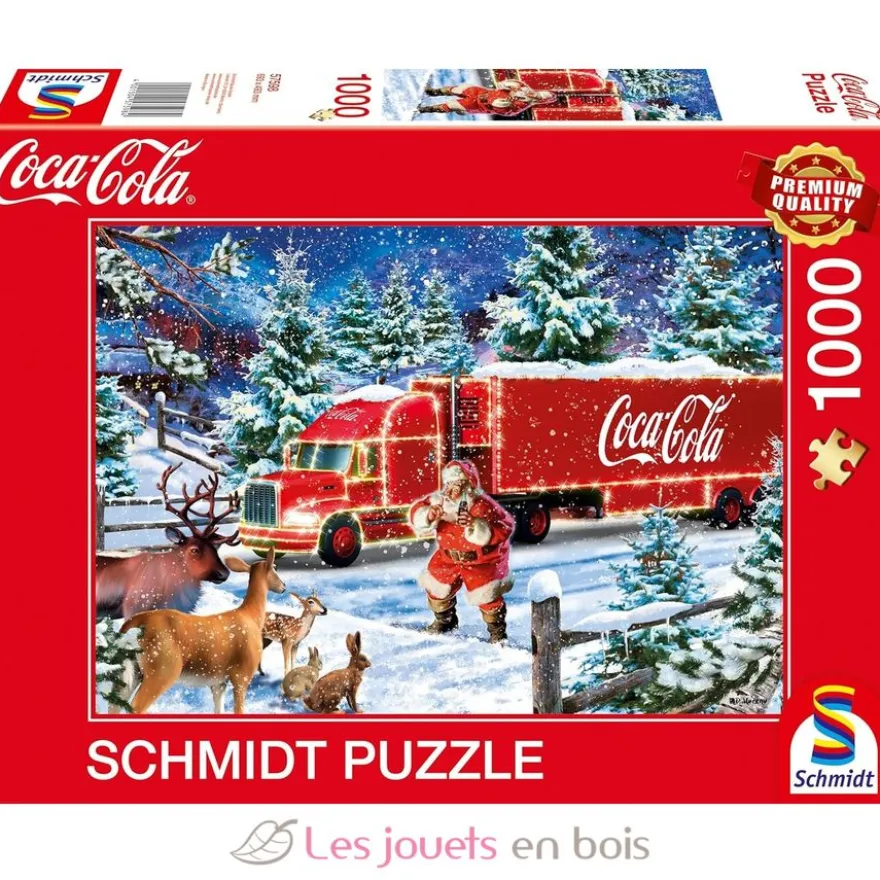Puzzle Camion de Noël Coca Cola 1000 pcs - Schmidt Spiele
