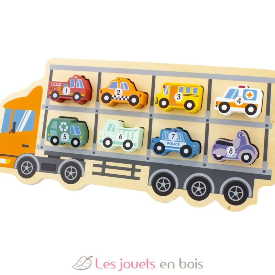 Puzzle camion porte-voitures 8 pcs - Ulysse