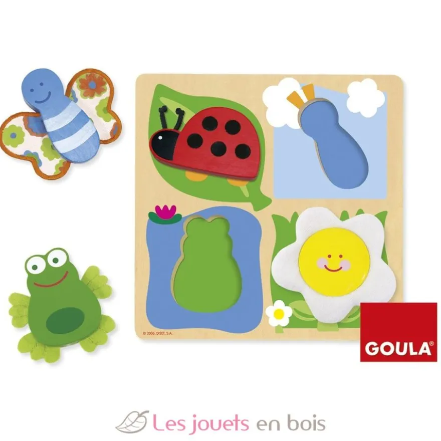 Puzzle campagne matières et formes - Goula