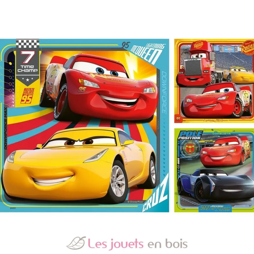 Puzzle Cars Les légendes de la route 3x49 pcs - Puzzle enfant - Dès 5 ans - Ravensburger