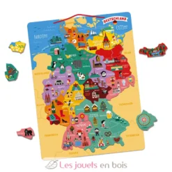 Puzzle carte d'Allemagne magnétique - Janod