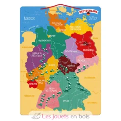 Puzzle carte d'Allemagne magnétique - Janod