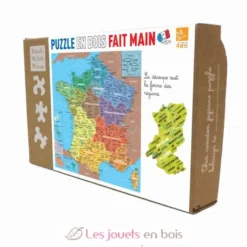 Puzzle carte de France des régions - Puzzle Michèle Wilson