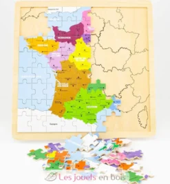 Puzzle carte de France les régions - Ulysse