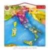 Puzzle carte d'Italie magnétique - Janod