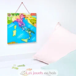 Puzzle carte d'Italie magnétique - Janod