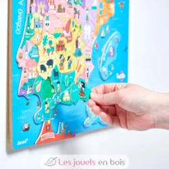 Puzzle carte Péninsule Ibérique magnétique - Janod