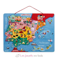 Puzzle carte Péninsule Ibérique magnétique - Janod