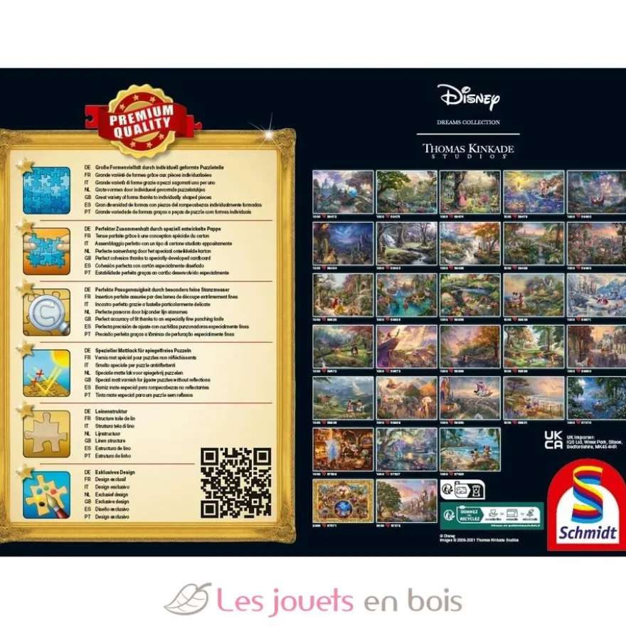 Puzzle Cendrillon ramène le sapin 1000 pcs - Schmidt Spiele