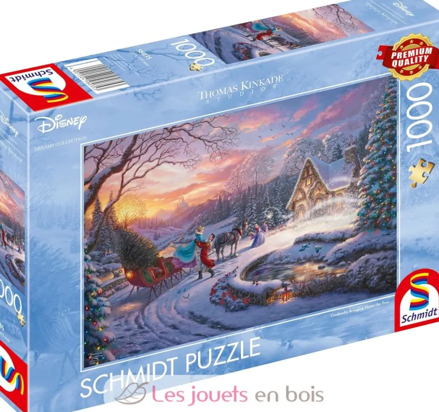 Puzzle Cendrillon ramène le sapin 1000 pcs - Schmidt Spiele