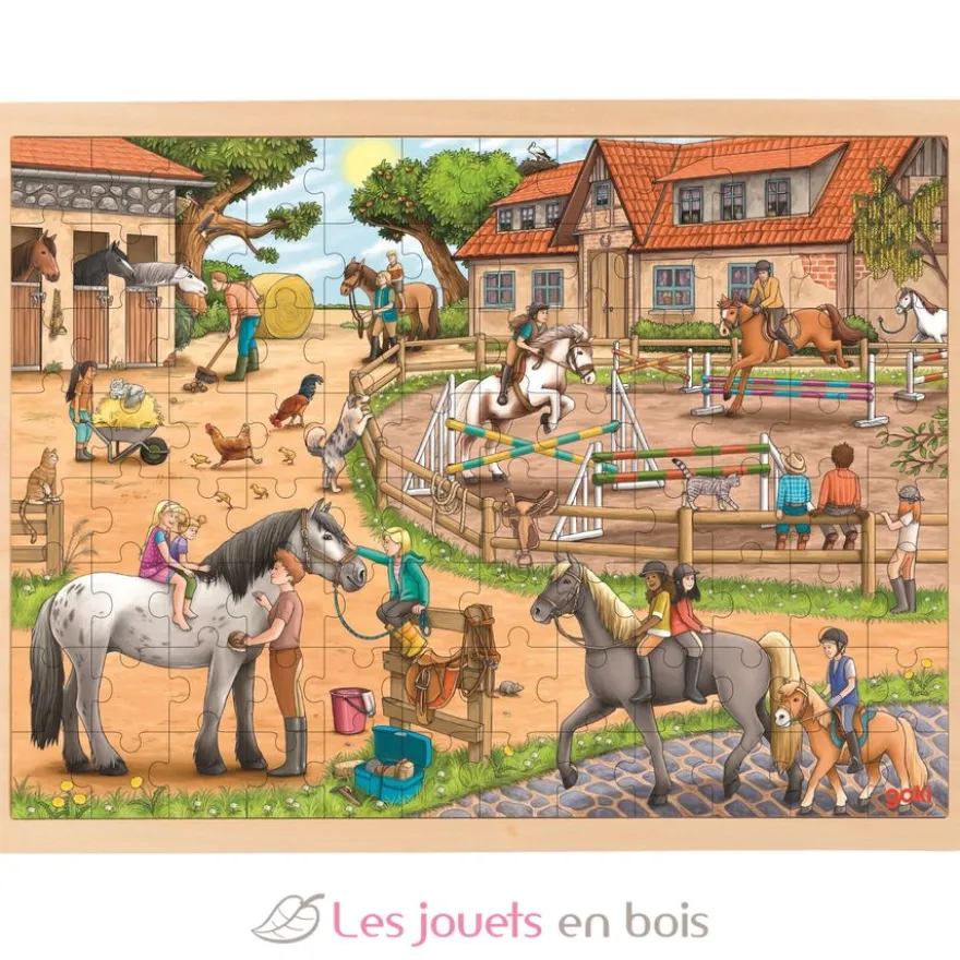 Puzzle Centre équestre - Goki