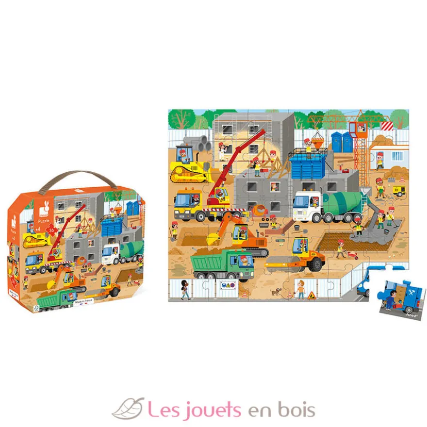 Puzzle Chantier 36 pcs - Janod