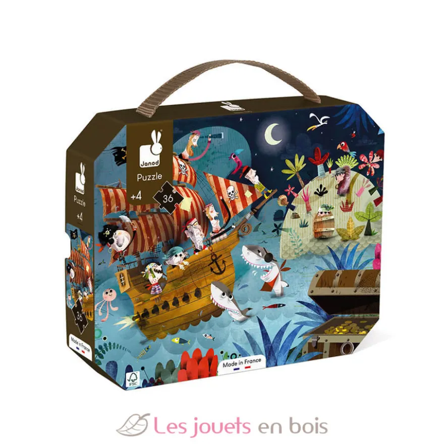 Puzzle Chasse au trésor 36 pcs - Janod