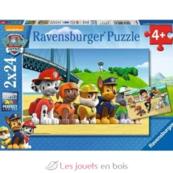 Puzzle Chiens héroïques Pat'Patrouille 2x24 pcs - Ravensburger