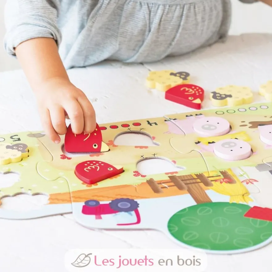 Puzzle chiffres de 1 à 5 - Goula