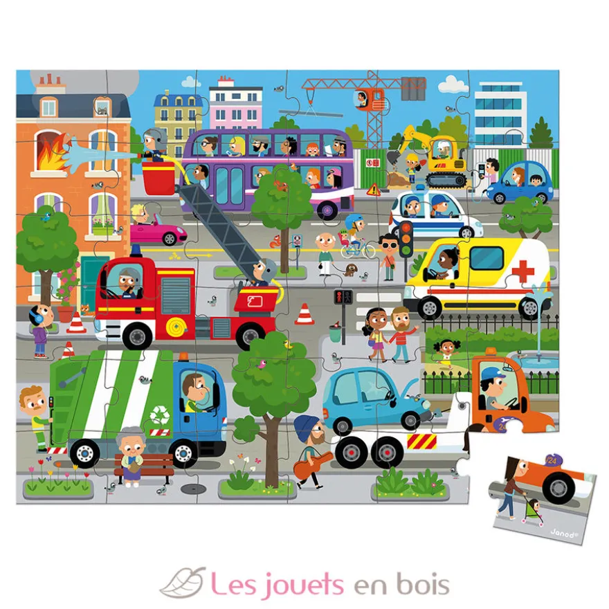 Puzzle City 36 pcs - Janod