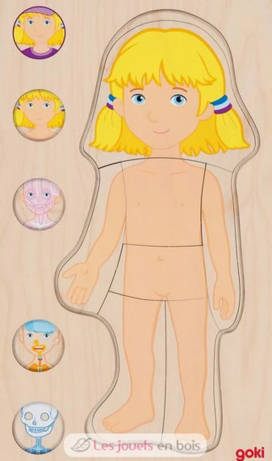 Puzzle corps humain, fille - Goki