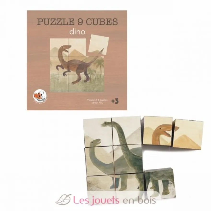 Puzzle cube Dino - Egmont Toys
