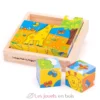 Puzzle cube Safari - Bigjigs Toys