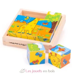 Puzzle cube Safari - Bigjigs Toys