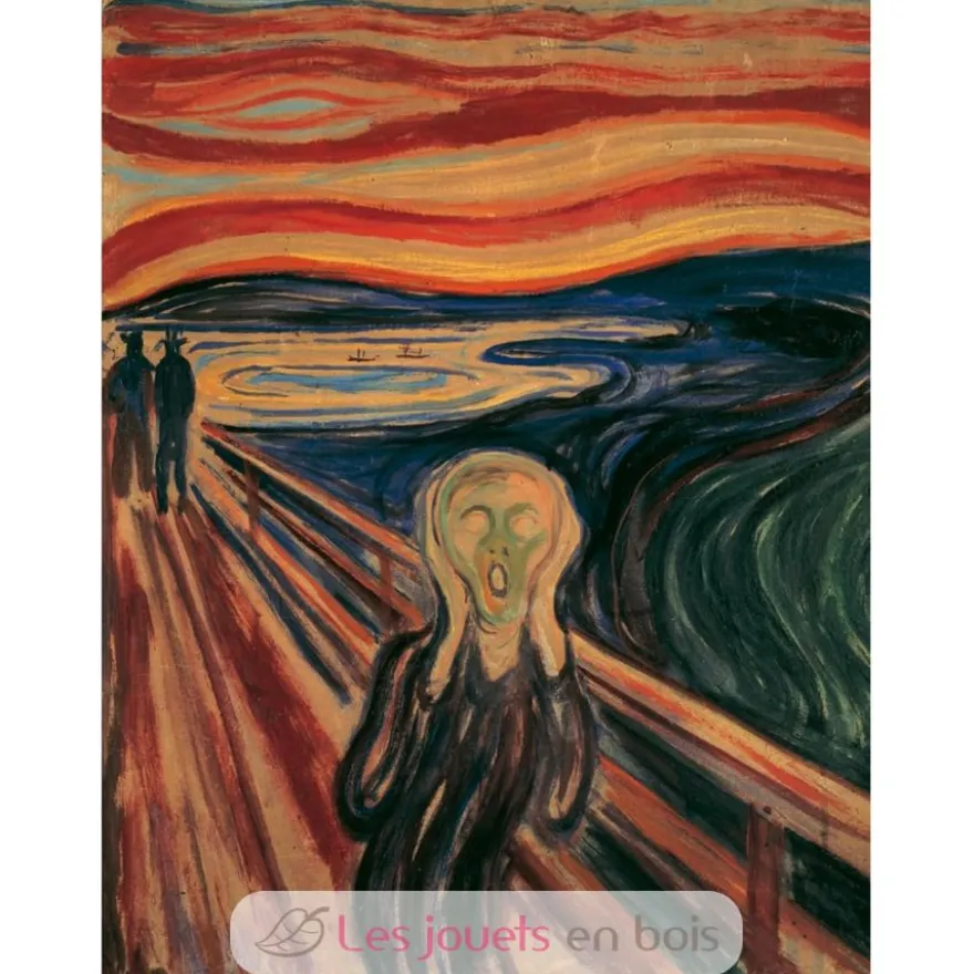 Puzzle d'art 1000 pièces - Le Cri Edvard Munch - Ravensburger