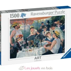 Puzzle d'art 1500 pièces - Le Déjeuner des Canotiers d'Auguste Renoir - Ravensburger