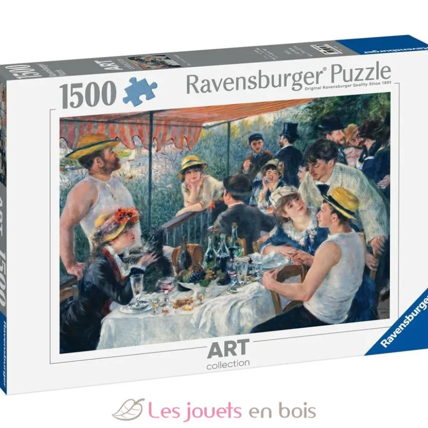 Puzzle d'art 1500 pièces - Le Déjeuner des Canotiers d'Auguste Renoir - Ravensburger
