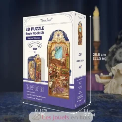Puzzle 3D Bibliothèque magique en bois - Book Nook - Tonecheer