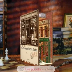 Puzzle 3D 84 Charing Cross Road en bois - Book Nook - Tonecheer